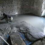 maçonnerie générale : coulage d'une dalle