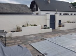 Enduit : mur extérieur