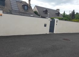 Enduit : mur extérieur