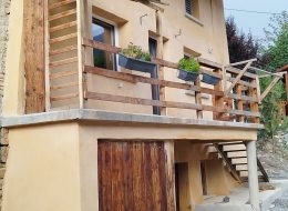 Enduit d'une maison